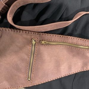 Crossbody, brown color l, leather!brand new, hand made in México city